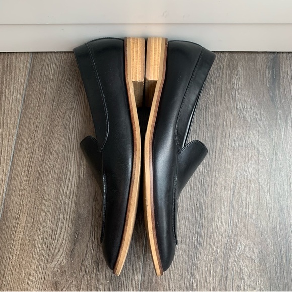 Everlane Black The Modern Loafer Flats Leather Work Office, Sz 8 - Picture 6 of 9